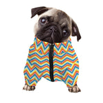 Geometric Native American Pattern Print Dog Zip Up Jacket