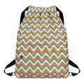 Geometric Native American Pattern Print Drawstring Backpack