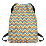 Geometric Native American Pattern Print Drawstring Backpack