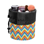 Geometric Native American Pattern Print Drawstring Makeup Bag