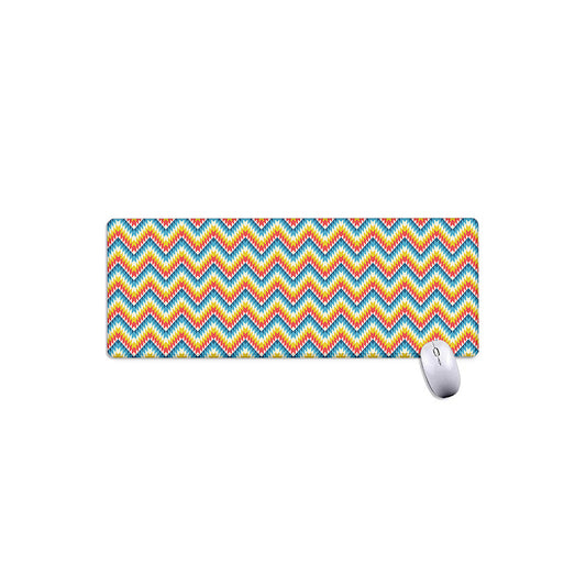 Geometric Native American Pattern Print Extended Mouse Pad