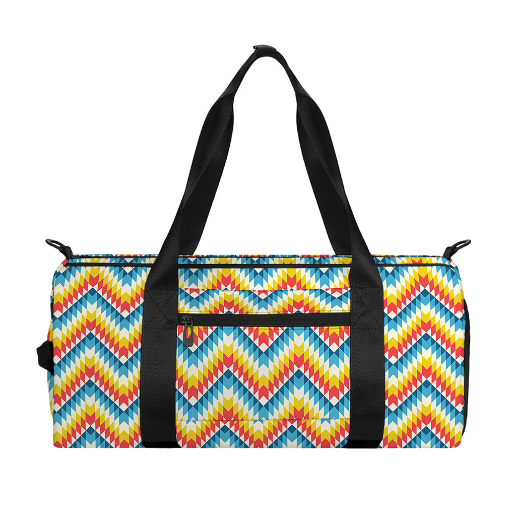 Geometric Native American Pattern Print Gym Bag