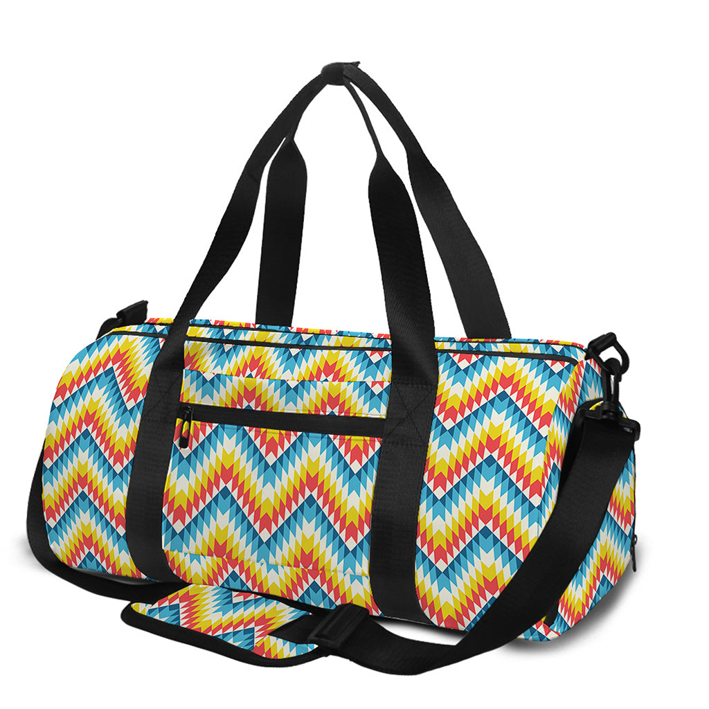 Geometric Native American Pattern Print Gym Bag