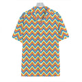 Geometric Native American Pattern Print Hawaiian Shirt