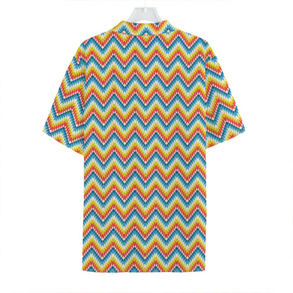 Geometric Native American Pattern Print Hawaiian Shirt
