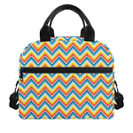 Geometric Native American Pattern Print Insulated Lunch Bag