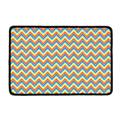 Geometric Native American Pattern Print Kitchen Mat