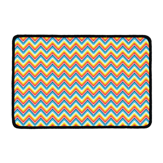 Geometric Native American Pattern Print Kitchen Mat