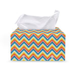 Geometric Native American Pattern Print Leather Tissue Box Cover