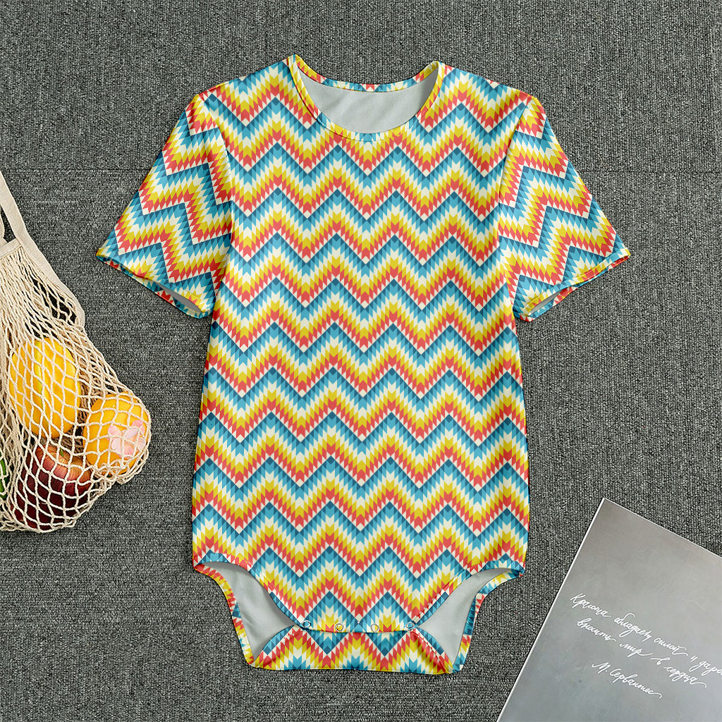 Geometric Native American Pattern Print Men's Bodysuit