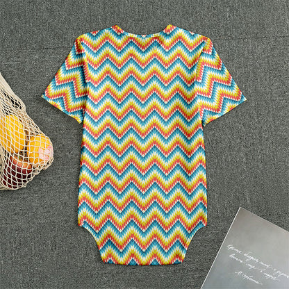 Geometric Native American Pattern Print Men's Bodysuit