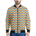 Geometric Native American Pattern Print Men's Bomber Jacket