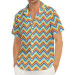 Geometric Native American Pattern Print Men's Deep V-Neck Shirt
