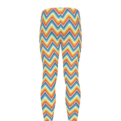 Geometric Native American Pattern Print Men's leggings