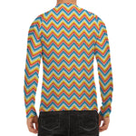 Geometric Native American Pattern Print Men's Long Sleeve Rash Guard