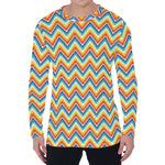 Geometric Native American Pattern Print Men's Long Sleeve T-Shirt
