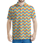 Geometric Native American Pattern Print Men's Polo Shirt
