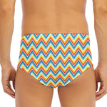 Geometric Native American Pattern Print Men's Triangle Swim Briefs