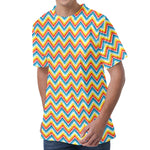 Geometric Native American Pattern Print Men's Velvet T-Shirt