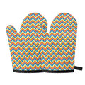 Geometric Native American Pattern Print Oven Mitts