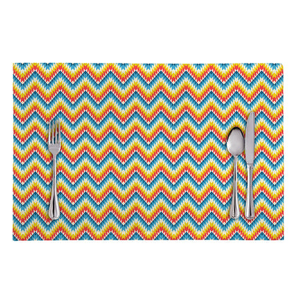 Geometric Native American Pattern Print Placemat