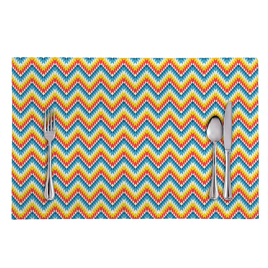 Geometric Native American Pattern Print Placemat
