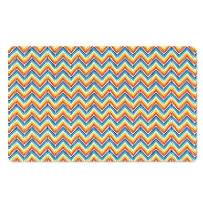 Geometric Native American Pattern Print Polyester Doormat