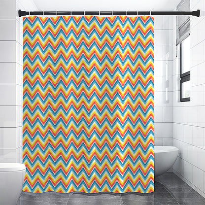 Geometric Native American Pattern Print Premium Shower Curtain