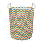 Geometric Native American Pattern Print Round Laundry Basket