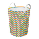 Geometric Native American Pattern Print Round Laundry Basket