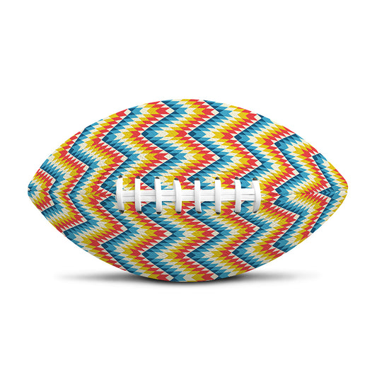 Geometric Native American Pattern Print Rugby Ball