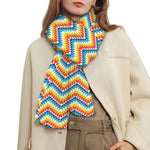 Geometric Native American Pattern Print Scarf