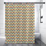 Geometric Native American Pattern Print Shower Curtain