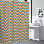 Geometric Native American Pattern Print Shower Curtain