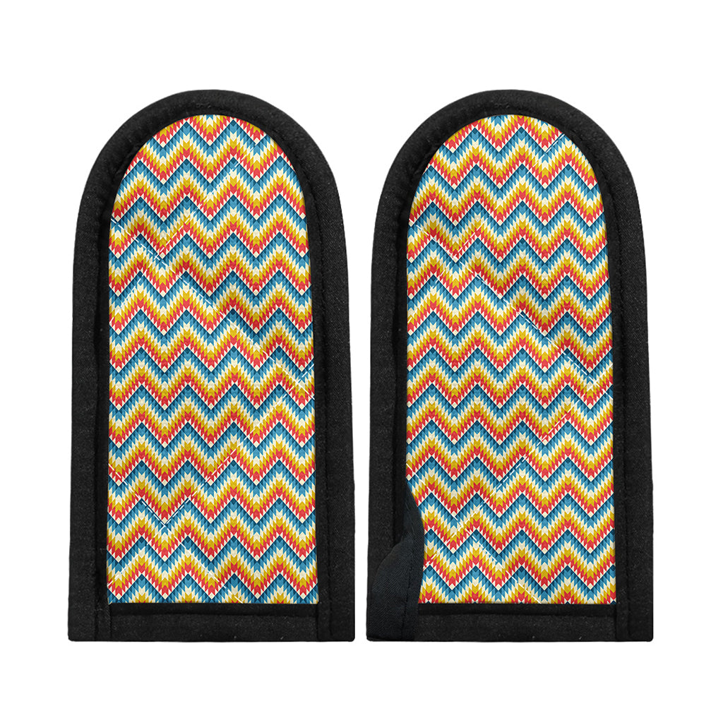 Geometric Native American Pattern Print Skillet Handle Cover