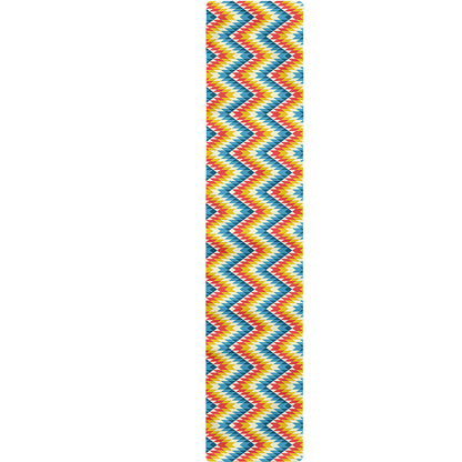 Geometric Native American Pattern Print Table Runner