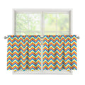 Geometric Native American Pattern Print Tier Curtains
