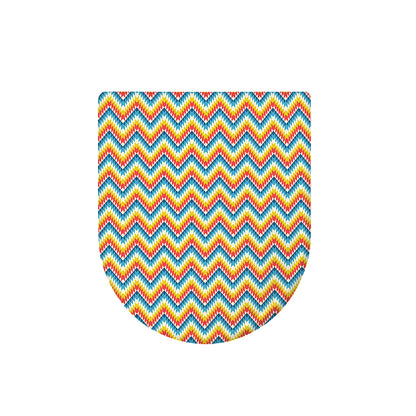 Geometric Native American Pattern Print Toilet Lid Cover