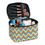 Geometric Native American Pattern Print Travel Makeup Bag