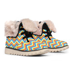 Geometric Native American Pattern Print Winter Boots