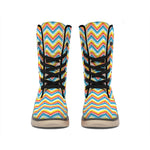 Geometric Native American Pattern Print Winter Boots