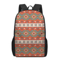 Geometric Native Navajo Print 17 Inch Backpack