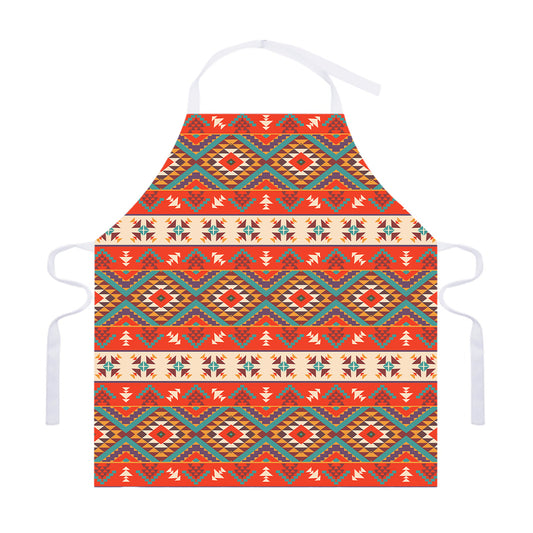Geometric Native Navajo Print Adjustable Apron
