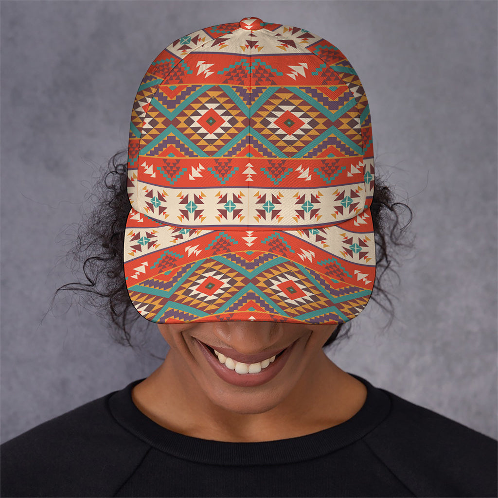 Geometric Native Navajo Print Baseball Cap