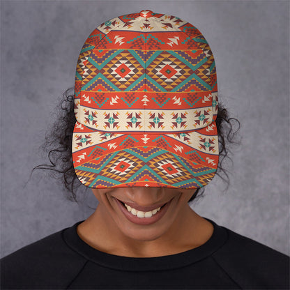 Geometric Native Navajo Print Baseball Cap