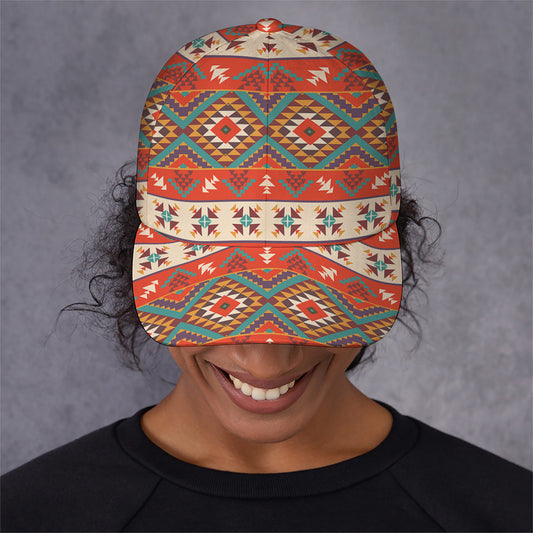 Geometric Native Navajo Print Baseball Cap