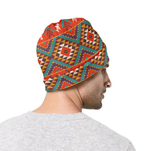 Geometric Native Navajo Print Beanie