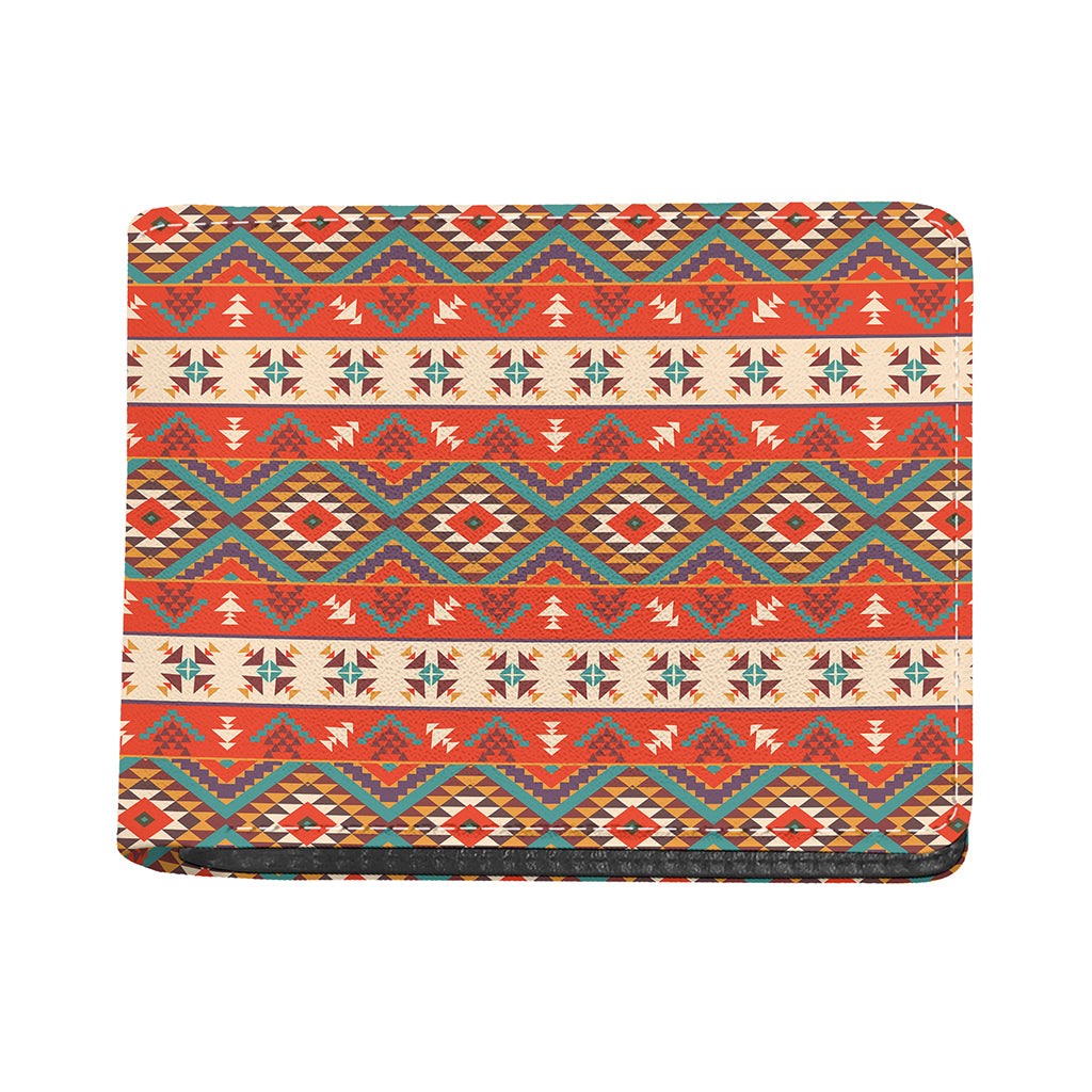 Geometric Native Navajo Print Bifold Wallet