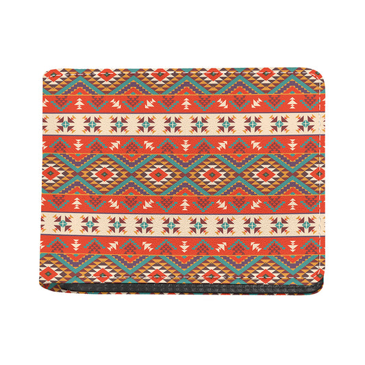 Geometric Native Navajo Print Bifold Wallet
