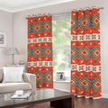 Geometric Native Navajo Print Dimout Grommet Curtains
